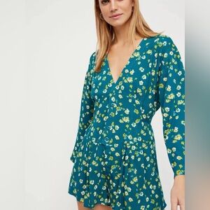 Free People Bell Sleeve Romper